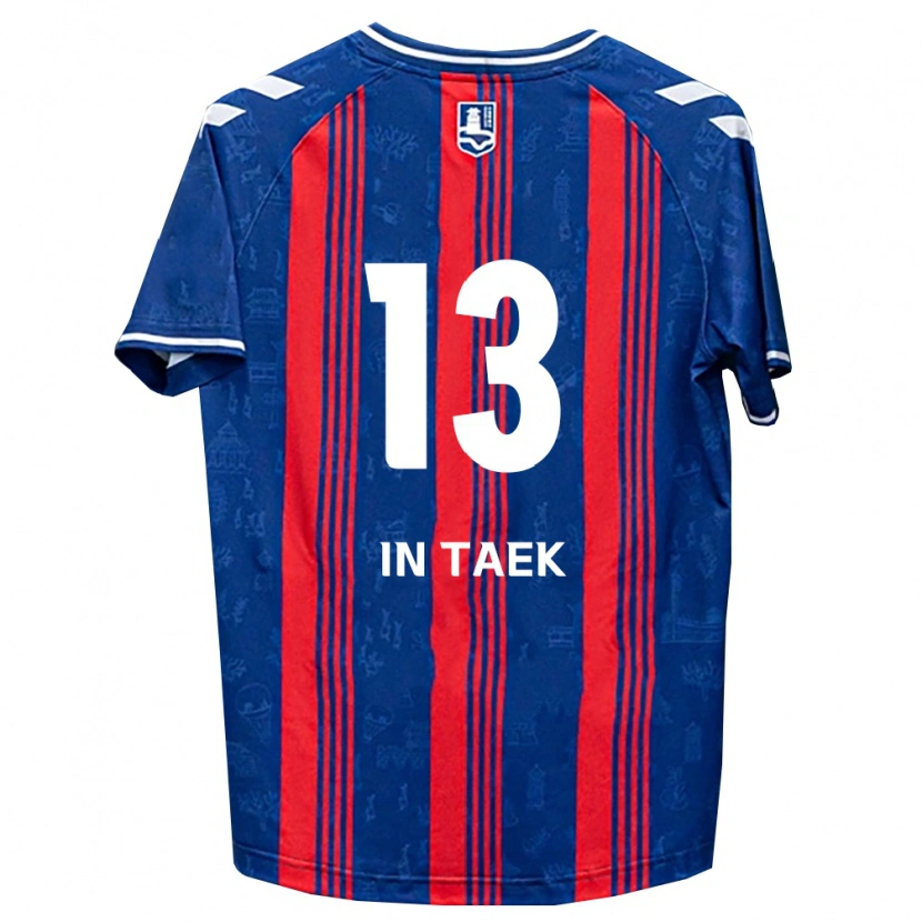 Danxen Kinderen In-Taek Hwang #13 Blauw Rood Wit Thuisshirt Thuistenue 2026/27 T-Shirt België
