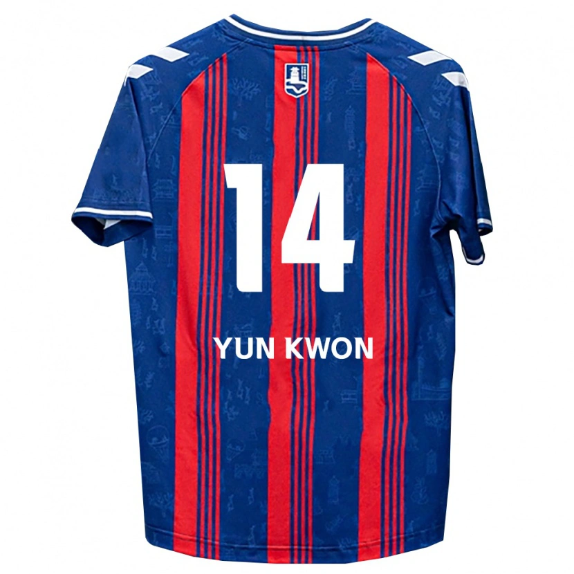 Danxen Kinderen Yun-Kwon Cho #14 Blauw Rood Wit Thuisshirt Thuistenue 2026/27 T-Shirt België