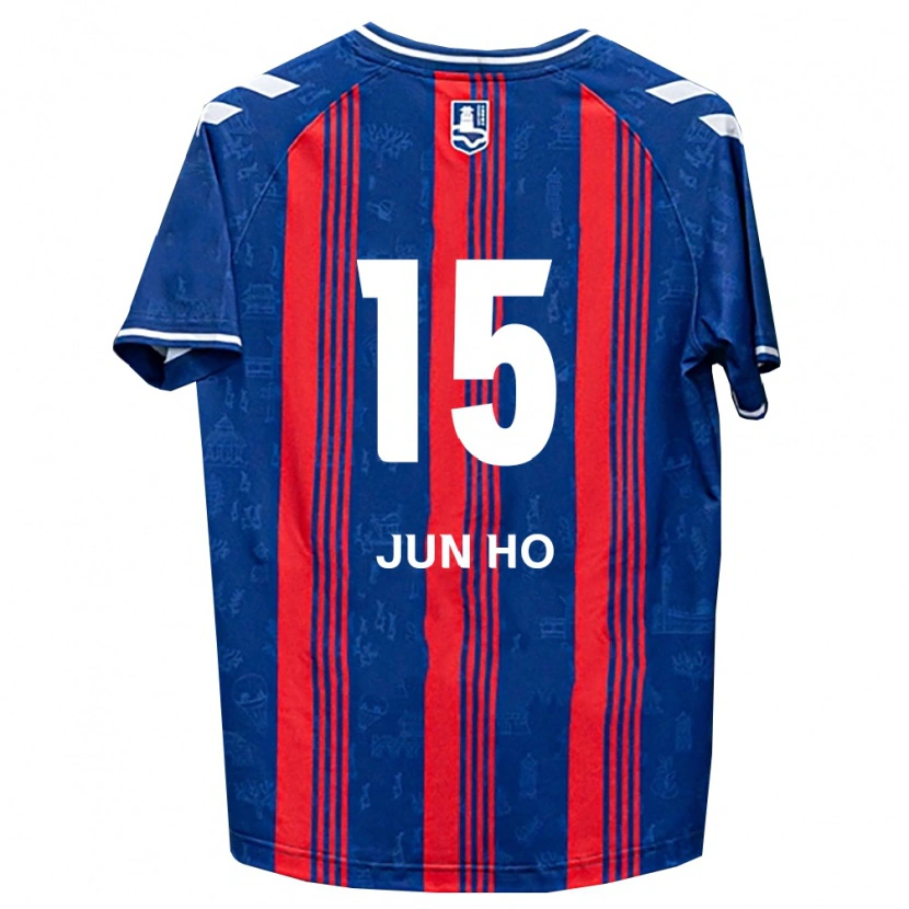 Danxen Kinderen Jun-Ho Hong #15 Blauw Rood Wit Thuisshirt Thuistenue 2026/27 T-Shirt België