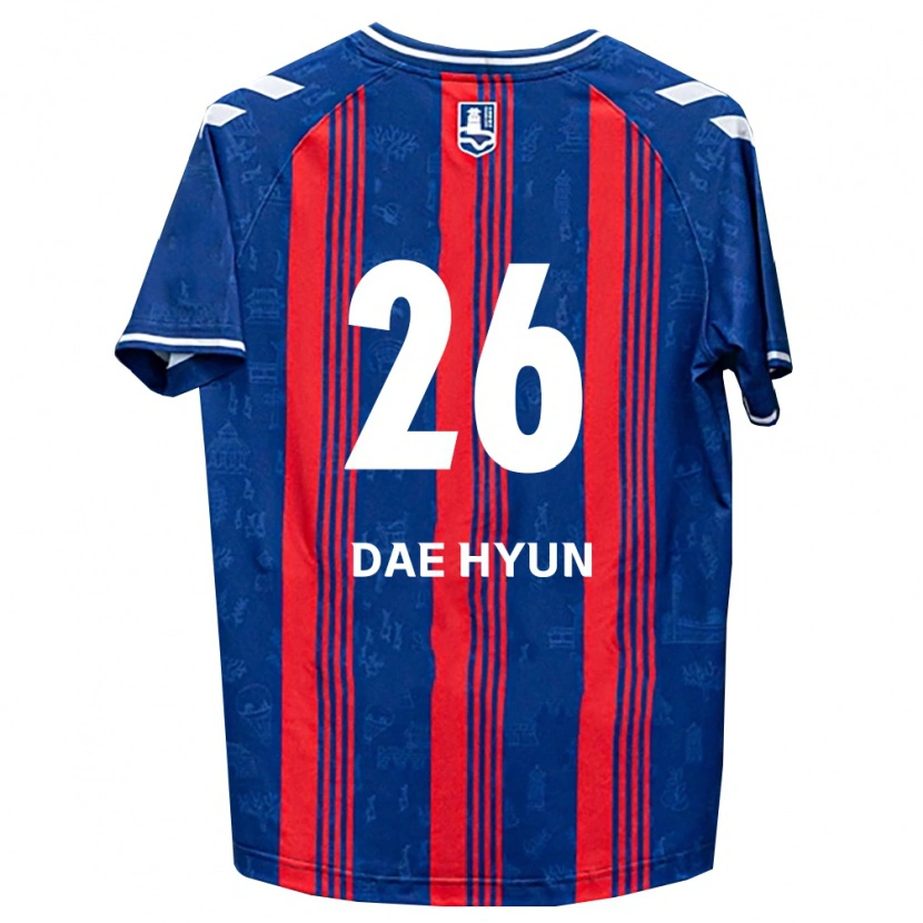 Danxen Kinderen Dae-Hyun Kim #26 Blauw Rood Wit Thuisshirt Thuistenue 2026/27 T-Shirt België