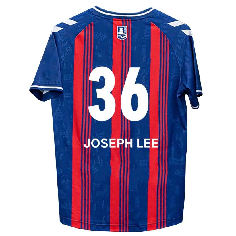 Danxen Kinderen Joseph Lee #36 Blauw Rood Wit Thuisshirt Thuistenue 2026/27 T-Shirt België