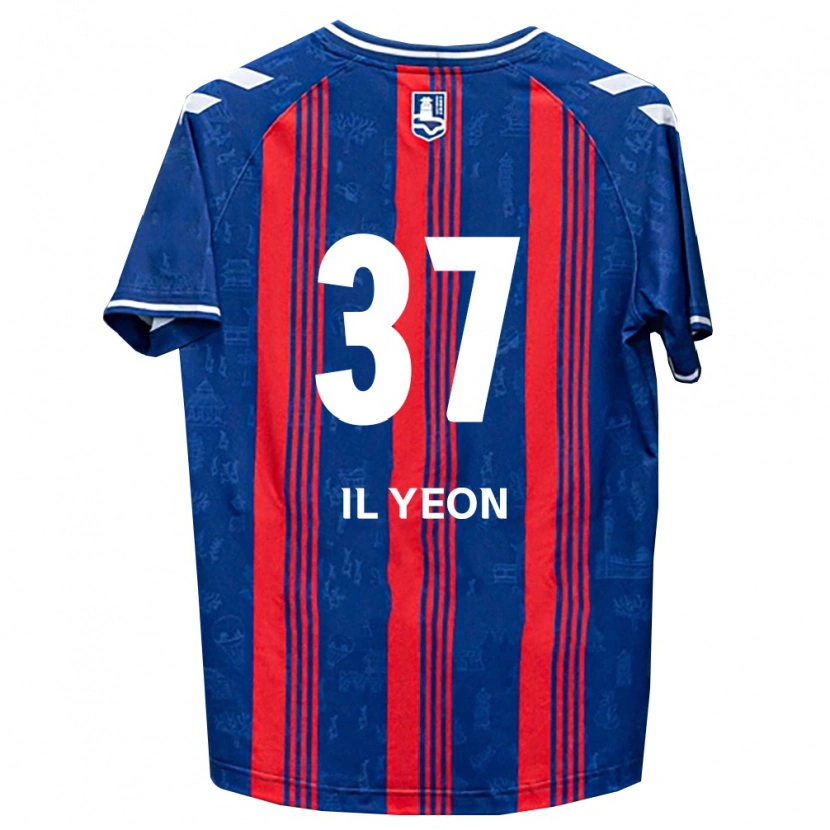 Danxen Kinderen Il-Yeon Sin #37 Blauw Rood Wit Thuisshirt Thuistenue 2026/27 T-Shirt België