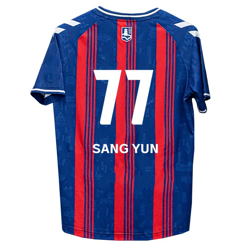 Danxen Kinderen Sang-Yun Kang #77 Blauw Rood Wit Thuisshirt Thuistenue 2026/27 T-Shirt België