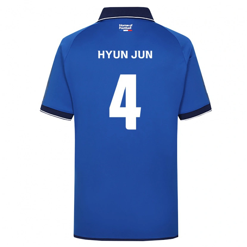 Danxen Kinderen Hyun-Jun Roh #4 Koninklijk Blauw Wit Rood Thuisshirt Thuistenue 2026/27 T-Shirt België