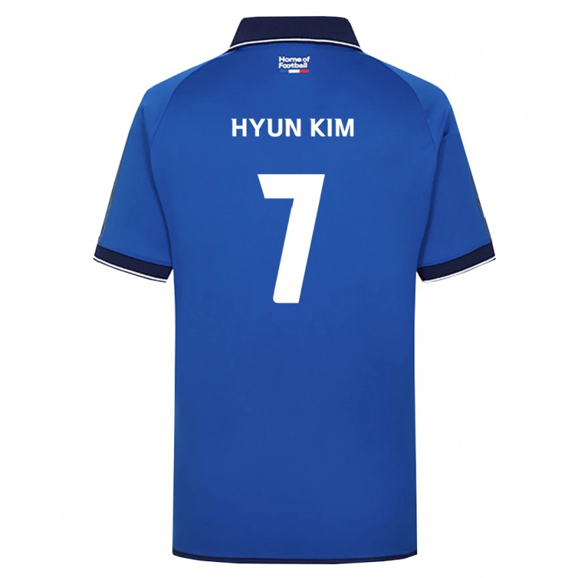 Danxen Kinderen Hyun Kim #7 Koninklijk Blauw Wit Rood Thuisshirt Thuistenue 2026/27 T-Shirt België