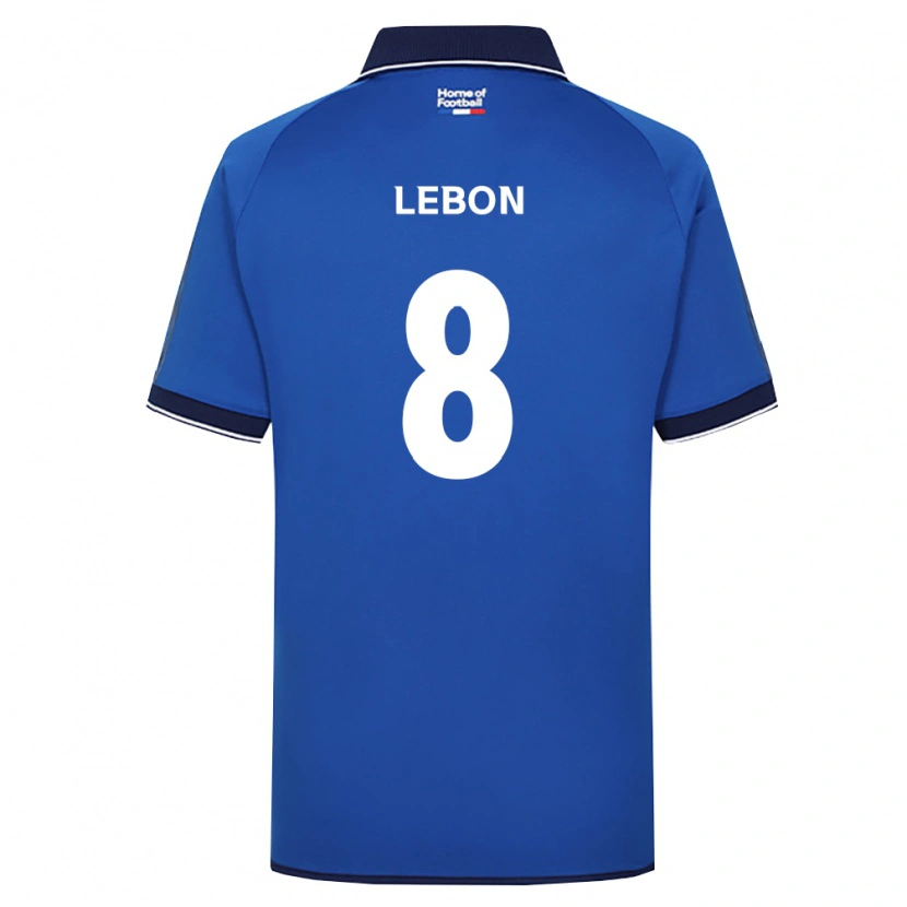 Danxen Kinderen Keelan Lebon #8 Koninklijk Blauw Wit Rood Thuisshirt Thuistenue 2026/27 T-Shirt België