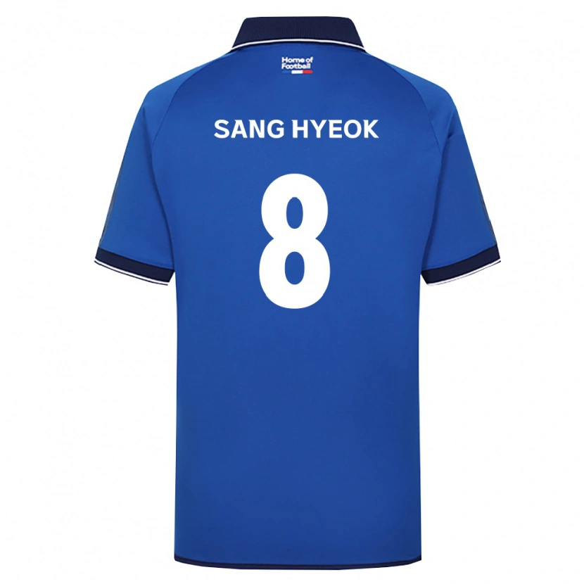 Danxen Kinderen Sang-Hyeok Park #8 Koninklijk Blauw Wit Rood Thuisshirt Thuistenue 2026/27 T-Shirt België