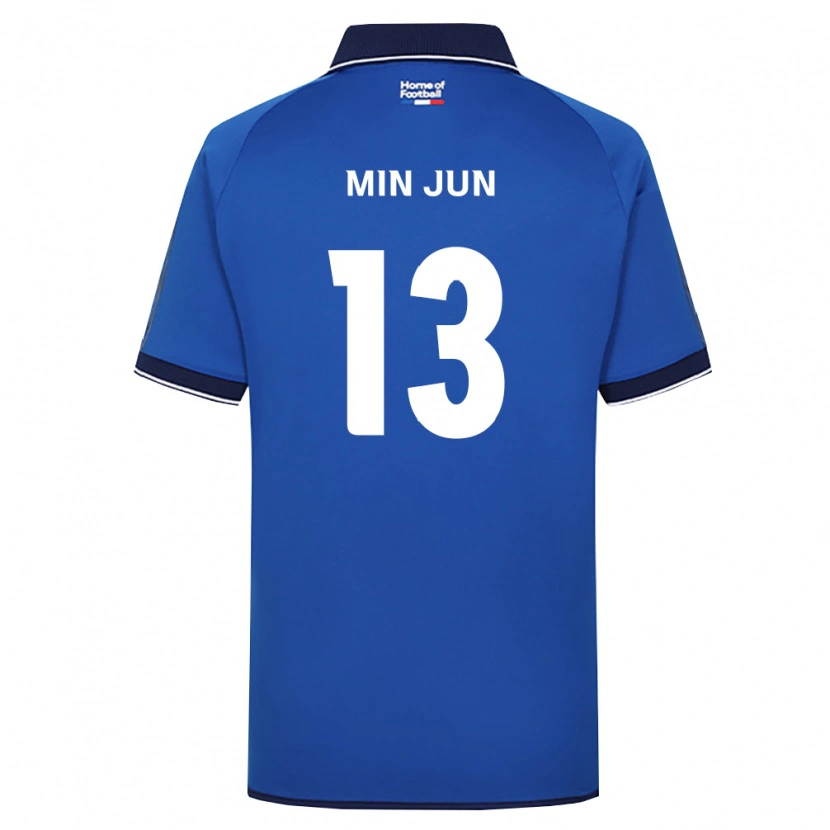 Danxen Kinderen Min-Jun Yeo #13 Koninklijk Blauw Wit Rood Thuisshirt Thuistenue 2026/27 T-Shirt België
