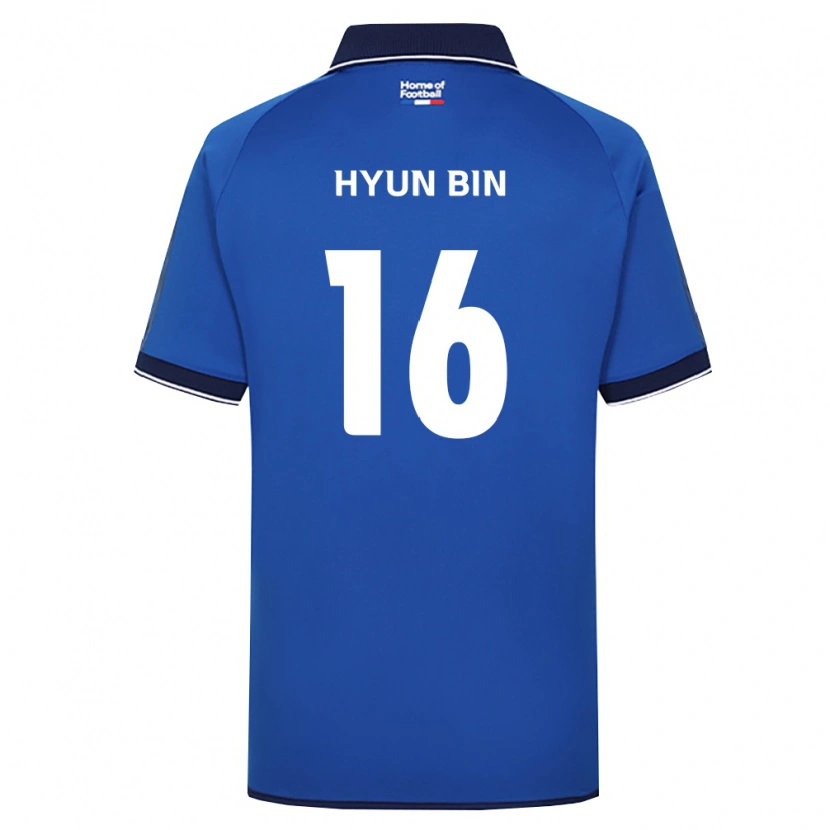 Danxen Kinderen Hyun-Bin Park #16 Koninklijk Blauw Wit Rood Thuisshirt Thuistenue 2026/27 T-Shirt België