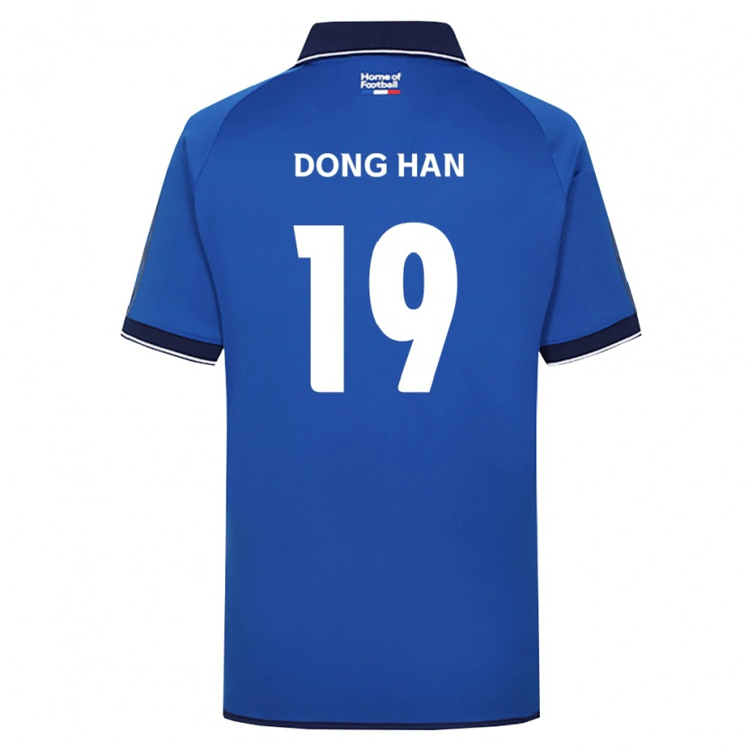 Danxen Kinderen Dong-Han Seo #19 Koninklijk Blauw Wit Rood Thuisshirt Thuistenue 2026/27 T-Shirt België