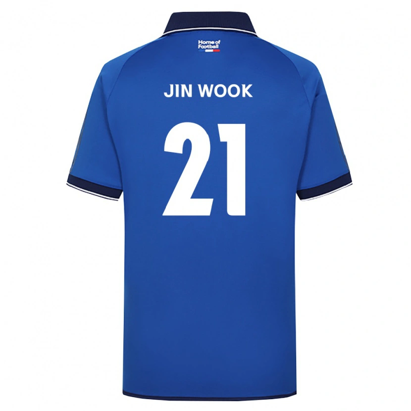 Danxen Kinderen Jin-Wook Yoo #21 Koninklijk Blauw Wit Rood Thuisshirt Thuistenue 2026/27 T-Shirt België
