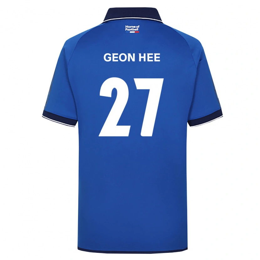 Danxen Kinderen Geon-Hee Lee #27 Koninklijk Blauw Wit Rood Thuisshirt Thuistenue 2026/27 T-Shirt België