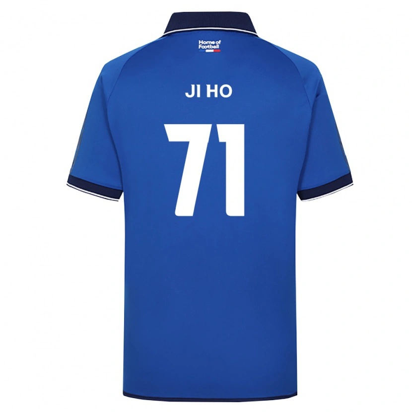 Danxen Kinderen Ji-Ho Kim #71 Koninklijk Blauw Wit Rood Thuisshirt Thuistenue 2026/27 T-Shirt België