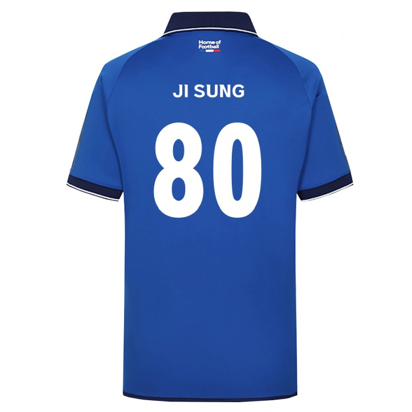 Danxen Kinderen Ji-Sung Kim #80 Koninklijk Blauw Wit Rood Thuisshirt Thuistenue 2026/27 T-Shirt België