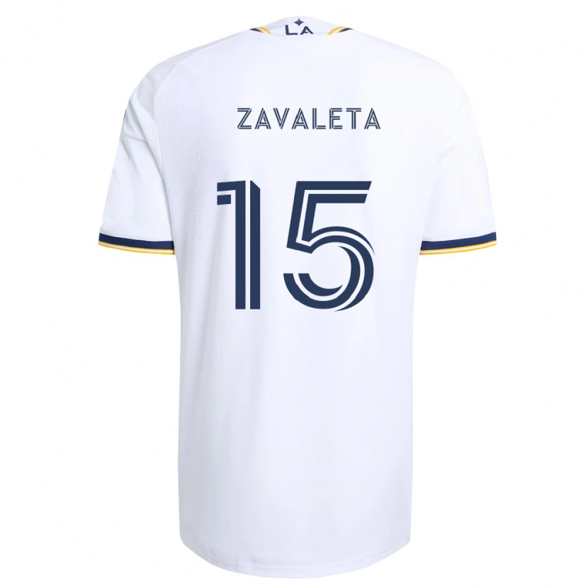 Danxen Kinderen Eriq Zavaleta #15 Blauw Geel En Wit Thuisshirt Thuistenue 2026/27 T-Shirt België