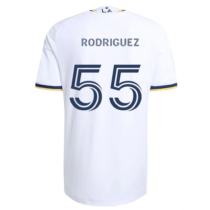 Danxen Kinderen Diego Rodriguez #55 Blauw Geel En Wit Thuisshirt Thuistenue 2026/27 T-Shirt België