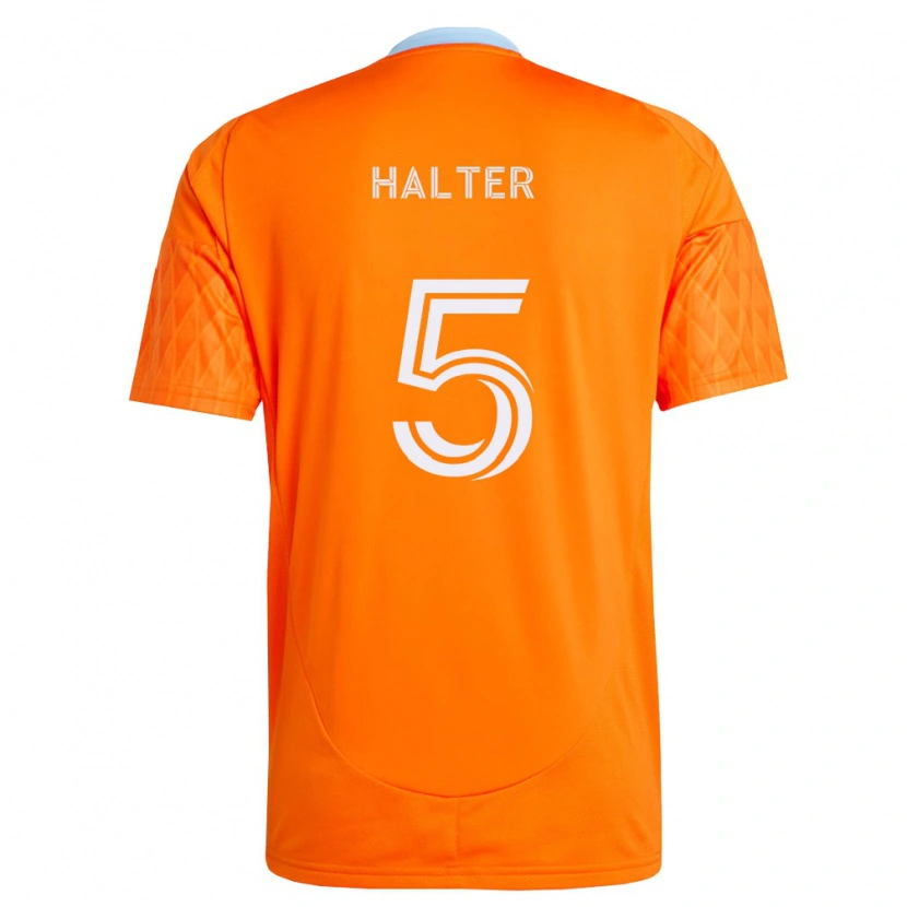 Danxen Kinderen Lucas Halter #5 Oranje Wit Thuisshirt Thuistenue 2026/27 T-Shirt België