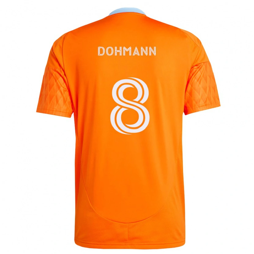 Danxen Kinderen Gustavo Abreu Dohmann #8 Oranje Wit Thuisshirt Thuistenue 2026/27 T-Shirt België