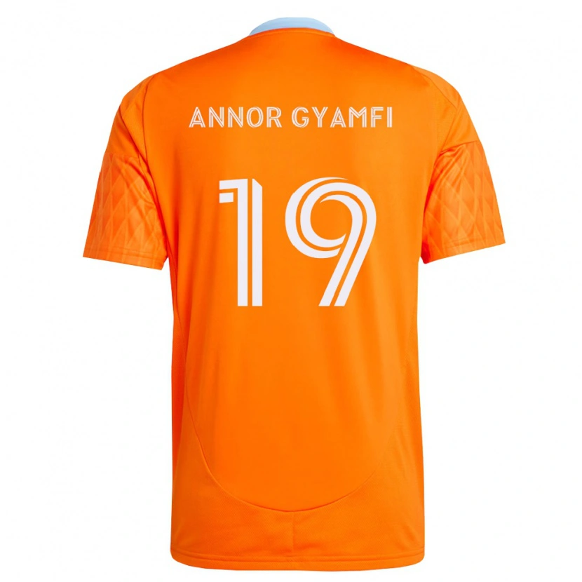 Danxen Kinderen Stephen Annor Gyamfi #19 Oranje Wit Thuisshirt Thuistenue 2026/27 T-Shirt België