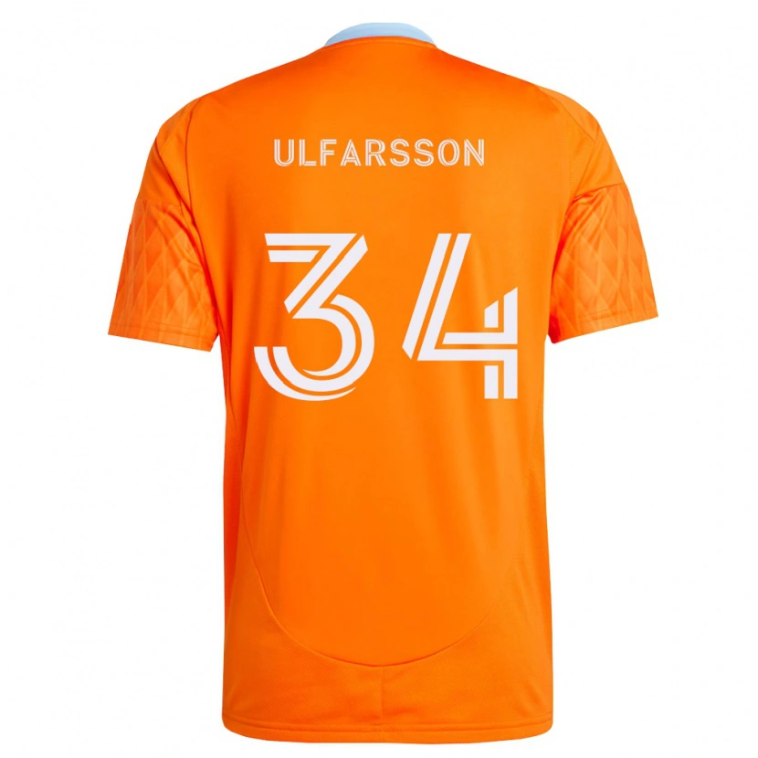 Danxen Kinderen Thor Úlfarsson #34 Oranje Wit Thuisshirt Thuistenue 2026/27 T-Shirt België