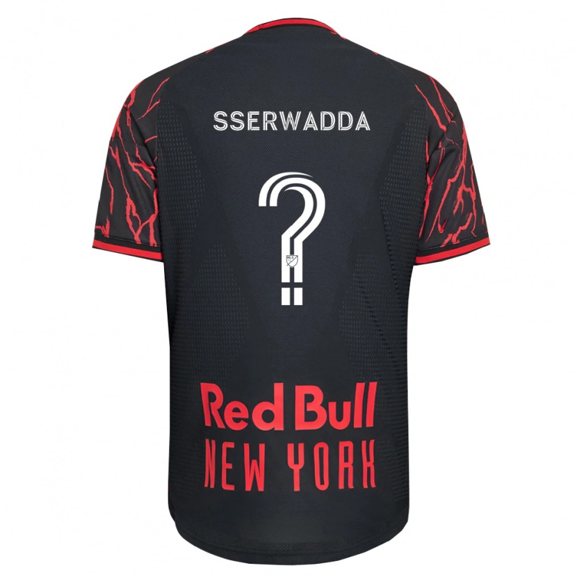 Danxen Kinderen Steven Sserwadda #0 Rood Zwart Wit Thuisshirt Thuistenue 2026/27 T-Shirt België