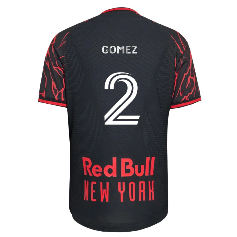 Danxen Kinderen Álex Gómez #2 Rood Zwart Wit Thuisshirt Thuistenue 2026/27 T-Shirt België