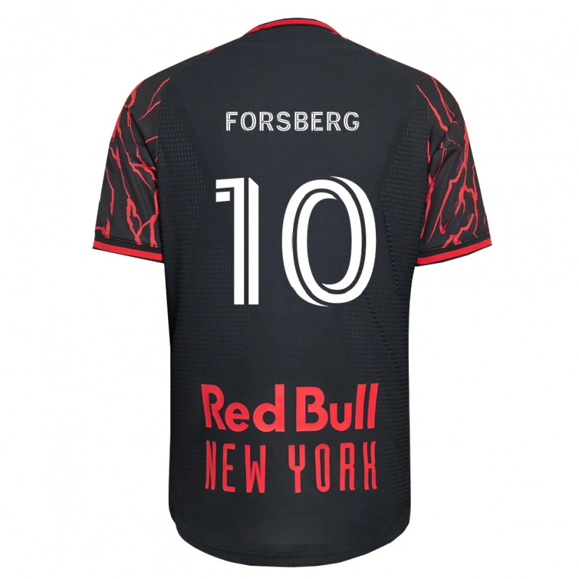 Danxen Kinderen Emil Forsberg #10 Rood Zwart Wit Thuisshirt Thuistenue 2026/27 T-Shirt België