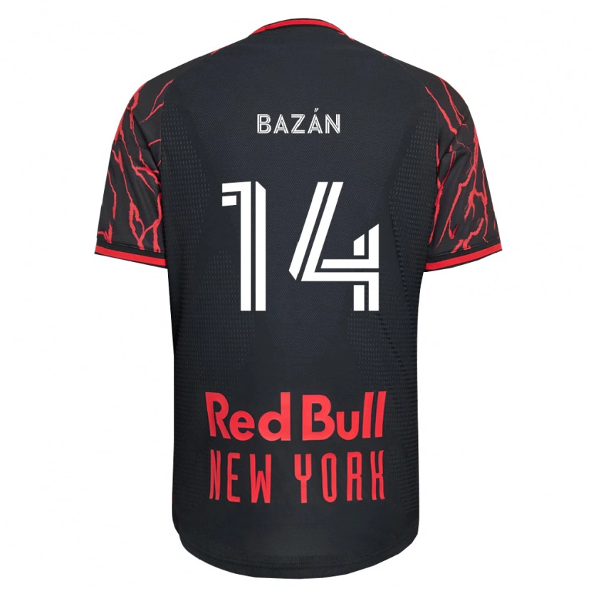 Danxen Kinderen Julián Bazán #14 Rood Zwart Wit Thuisshirt Thuistenue 2026/27 T-Shirt België