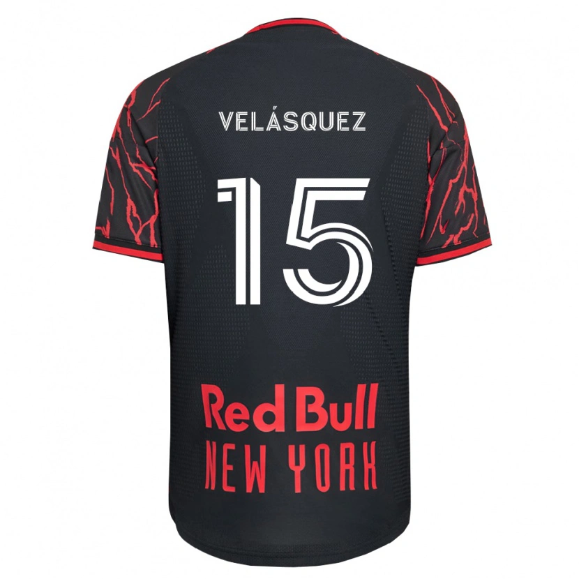 Danxen Kinderen Eric Velásquez #15 Rood Zwart Wit Thuisshirt Thuistenue 2026/27 T-Shirt België