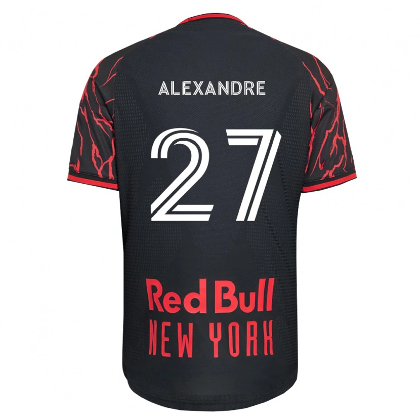 Danxen Kinderen Davi Alexandre #27 Rood Zwart Wit Thuisshirt Thuistenue 2026/27 T-Shirt België
