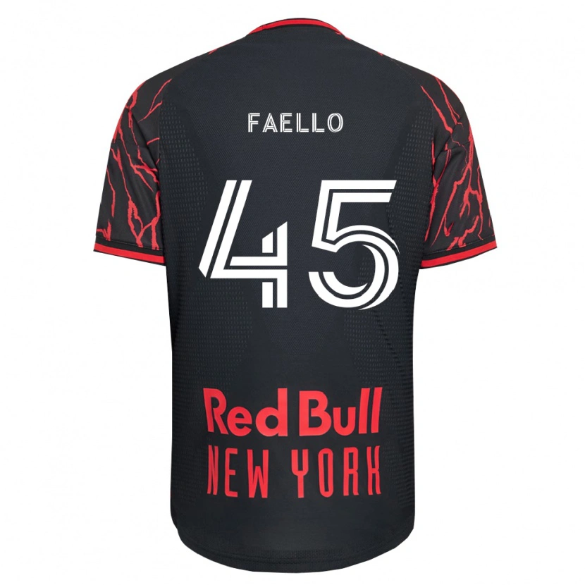 Danxen Kinderen Connor Faello #45 Rood Zwart Wit Thuisshirt Thuistenue 2026/27 T-Shirt België