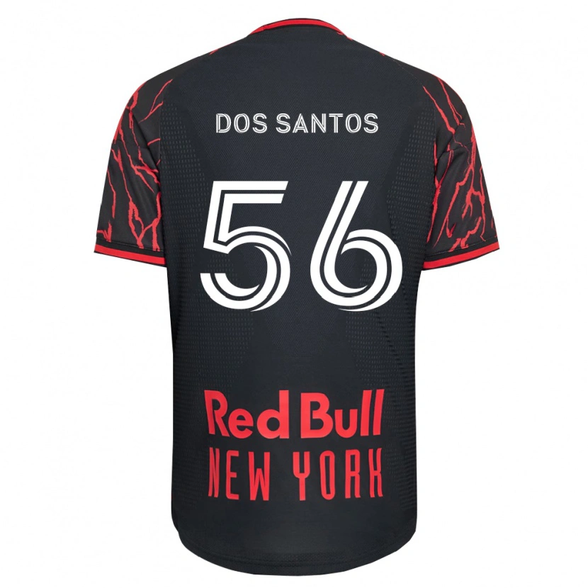 Danxen Kinderen Matthew Dos Santos #56 Rood Zwart Wit Thuisshirt Thuistenue 2026/27 T-Shirt België