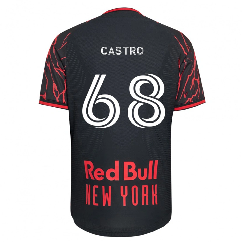 Danxen Kinderen Bradley Castro #68 Rood Zwart Wit Thuisshirt Thuistenue 2026/27 T-Shirt België
