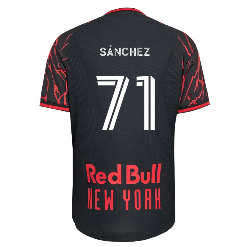 Danxen Kinderen Aimar Sánchez #71 Rood Zwart Wit Thuisshirt Thuistenue 2026/27 T-Shirt België