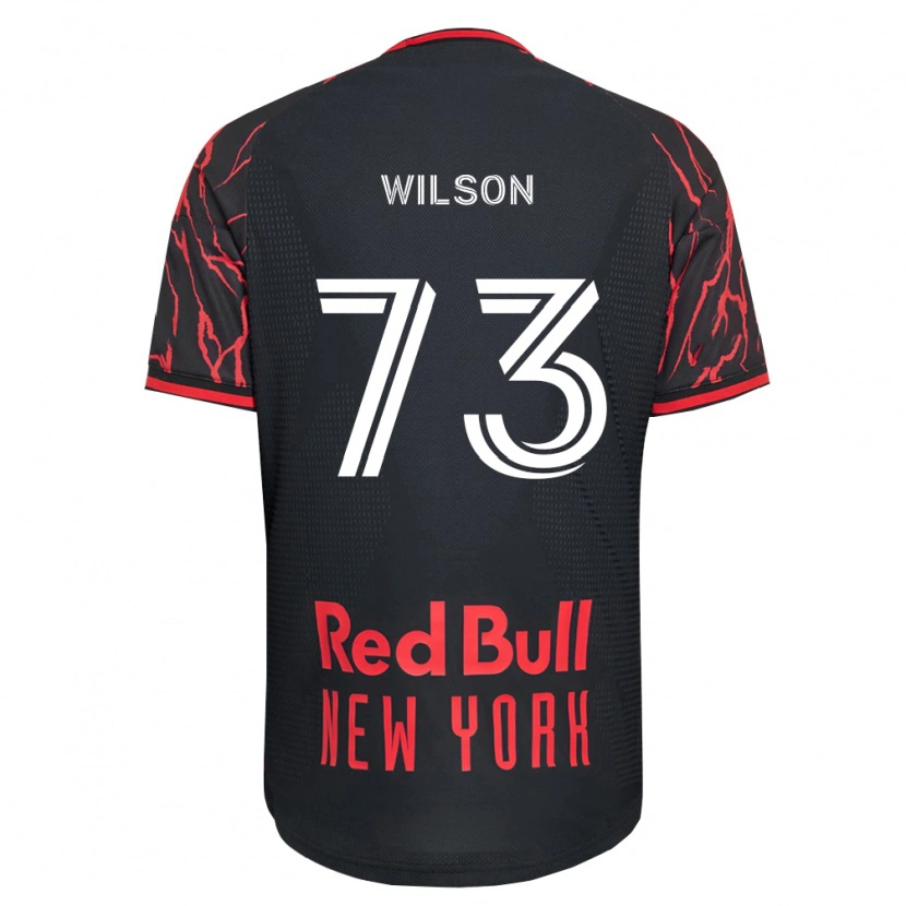 Danxen Kinderen Akheem Wilson #73 Rood Zwart Wit Thuisshirt Thuistenue 2026/27 T-Shirt België