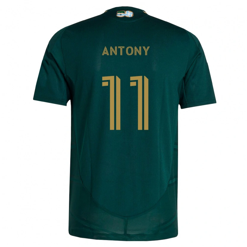 Danxen Kinderen Antony Alves Santos #11 Donkergroen Bruin Thuisshirt Thuistenue 2026/27 T-Shirt België