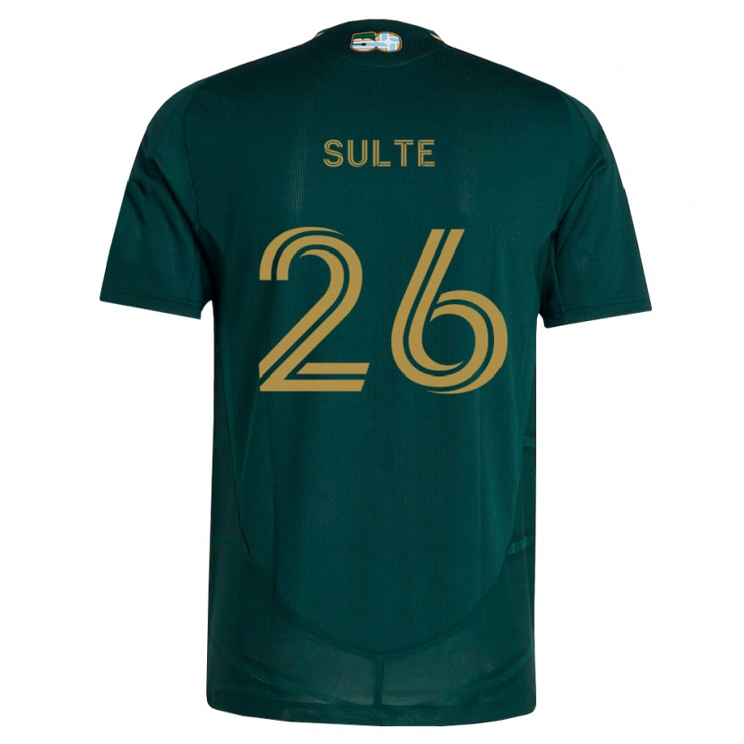 Danxen Kinderen Hunter Sulte #26 Donkergroen Bruin Thuisshirt Thuistenue 2026/27 T-Shirt België