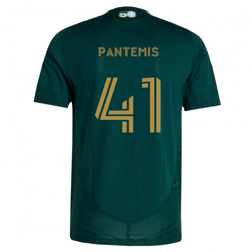 Danxen Kinderen James Pantemis #41 Donkergroen Bruin Thuisshirt Thuistenue 2026/27 T-Shirt België
