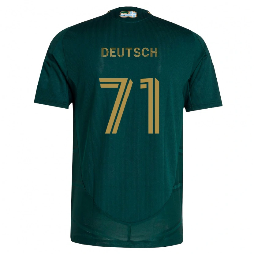 Danxen Kinderen Maverick Deutsch #71 Donkergroen Bruin Thuisshirt Thuistenue 2026/27 T-Shirt België