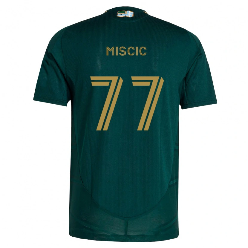Danxen Kinderen Selmir Miscic #77 Donkergroen Bruin Thuisshirt Thuistenue 2026/27 T-Shirt België