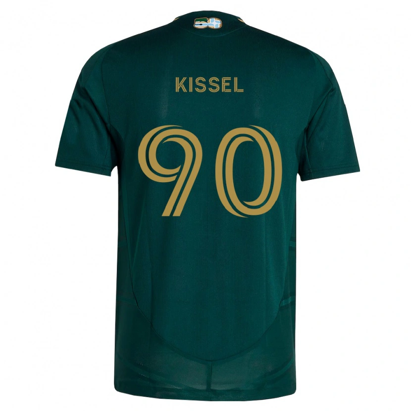 Danxen Kinderen Maximilian Kissel #90 Donkergroen Bruin Thuisshirt Thuistenue 2026/27 T-Shirt België