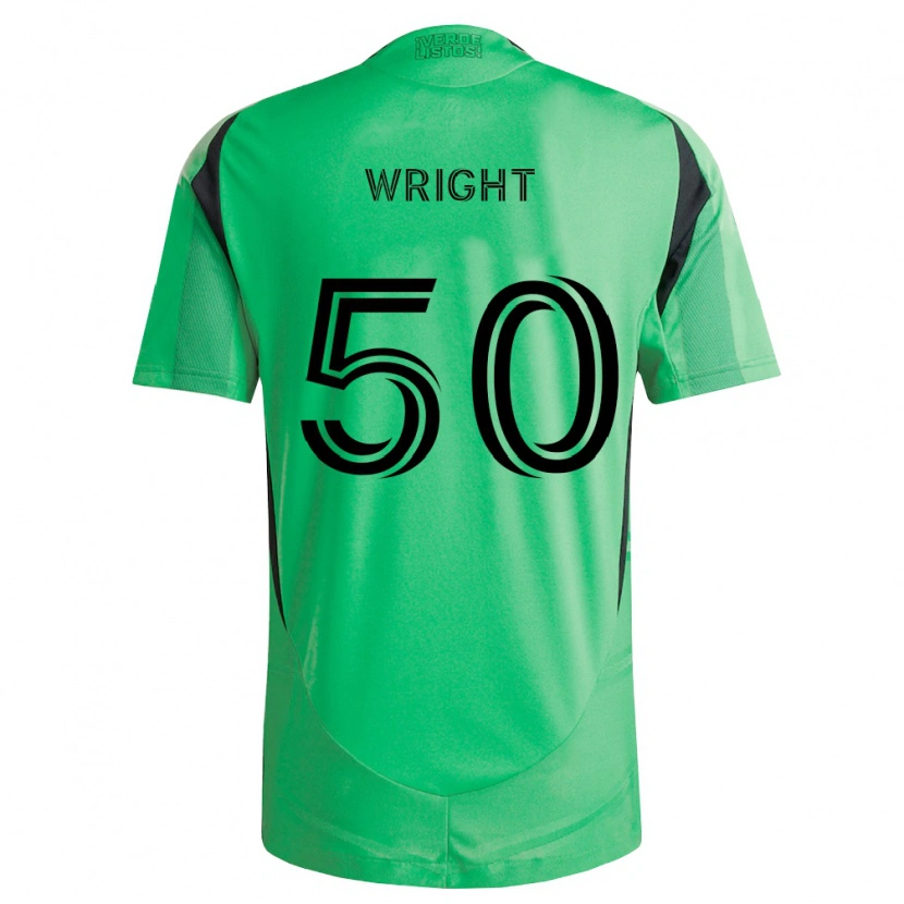 Danxen Kinderen Daniel Wright #50 Smaragdgroen Zwart Thuisshirt Thuistenue 2026/27 T-Shirt België