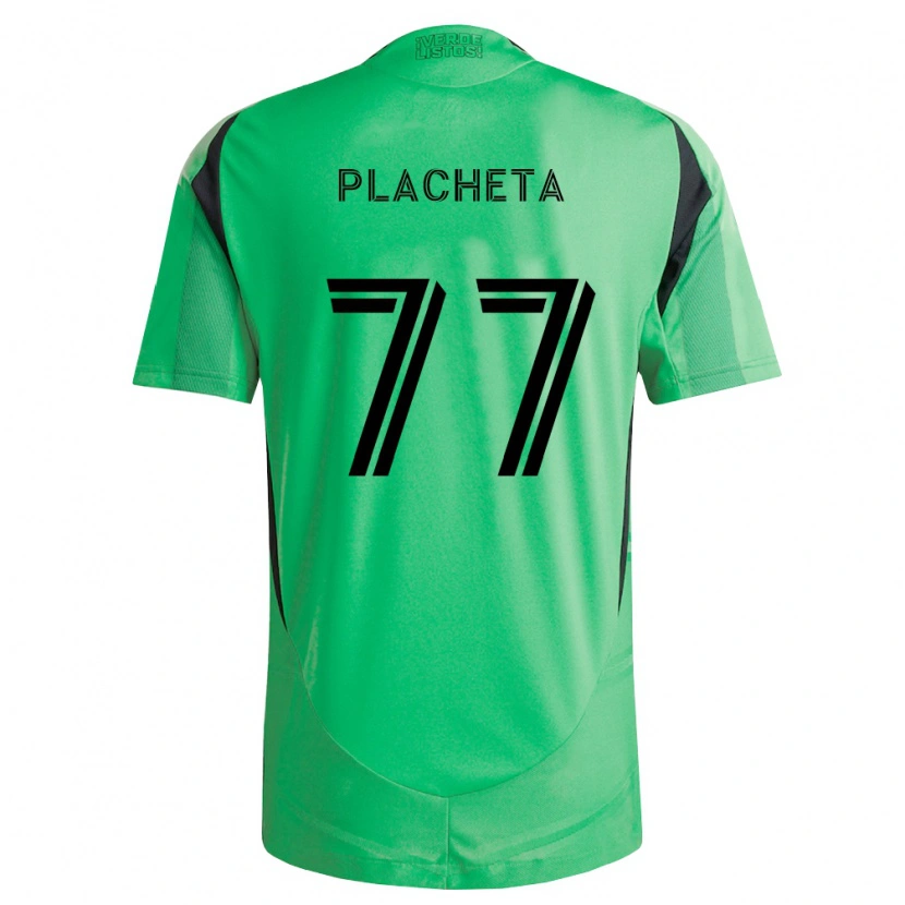 Danxen Kinderen Przemysław Płacheta #77 Smaragdgroen Zwart Thuisshirt Thuistenue 2026/27 T-Shirt België