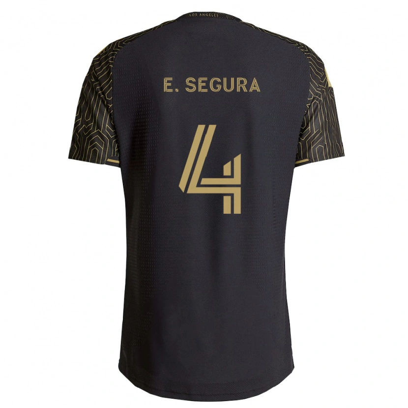 Danxen Kinderen Eddie Segura #4 Bruin Zwart Thuisshirt Thuistenue 2026/27 T-Shirt België