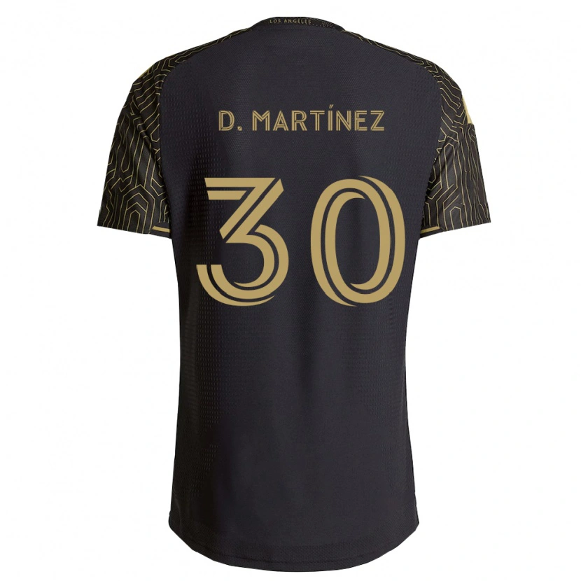 Danxen Kinderen David Martínez #30 Bruin Zwart Thuisshirt Thuistenue 2026/27 T-Shirt België