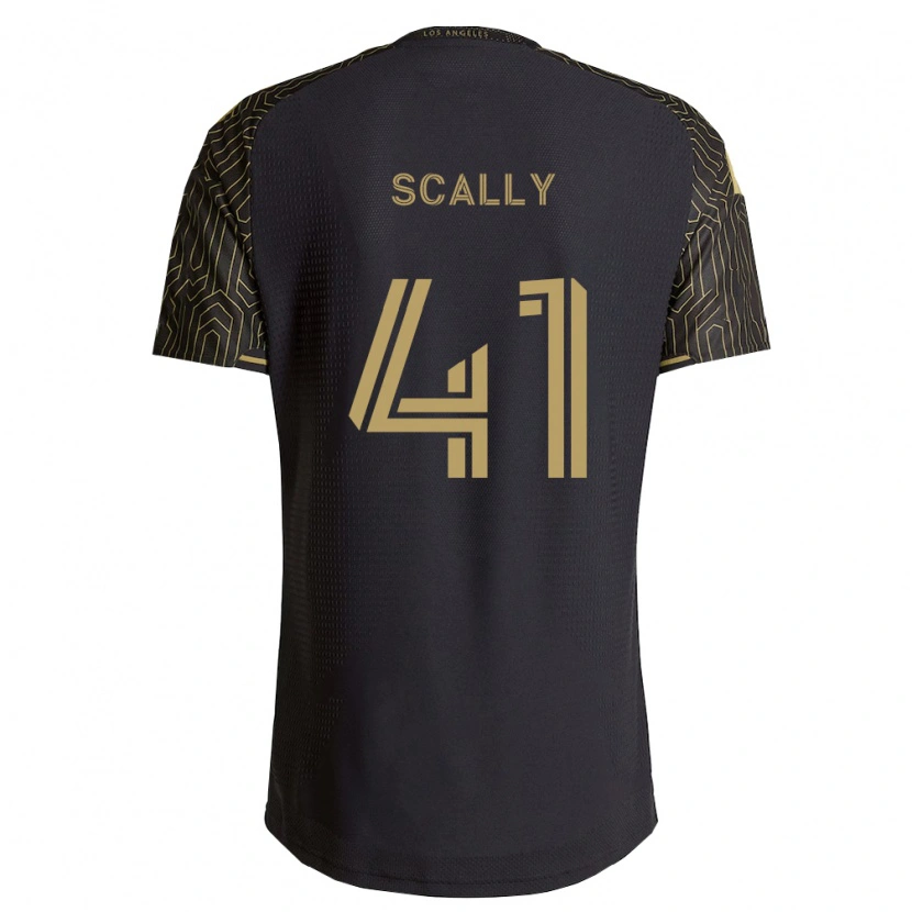 Danxen Kinderen Ethan Scally #41 Bruin Zwart Thuisshirt Thuistenue 2026/27 T-Shirt België
