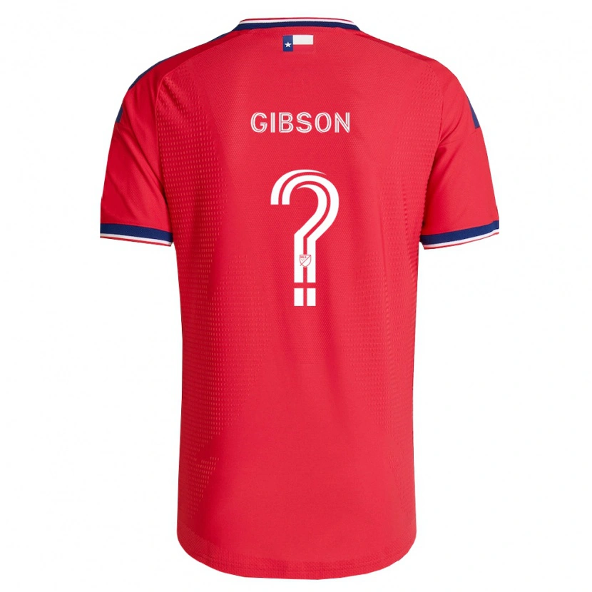 Danxen Kinderen Jonah Gibson #0 Rood Blauw Wit Thuisshirt Thuistenue 2026/27 T-Shirt België