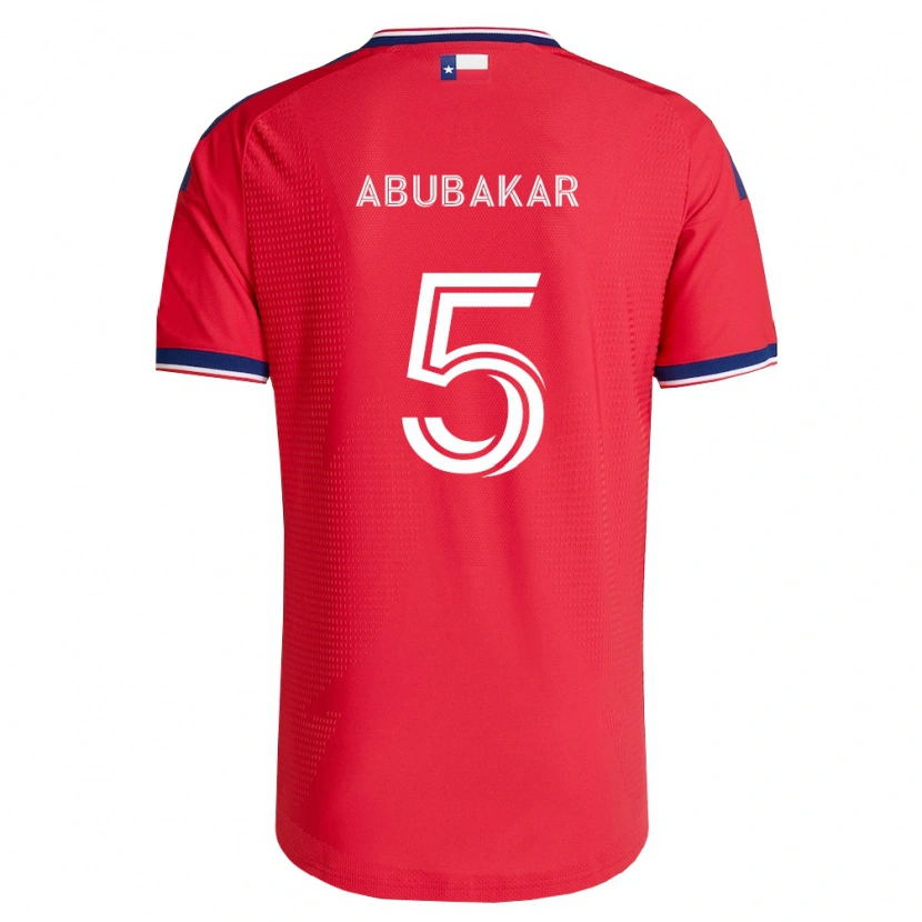 Danxen Kinderen Lalas Abubakar #5 Rood Blauw Wit Thuisshirt Thuistenue 2026/27 T-Shirt België