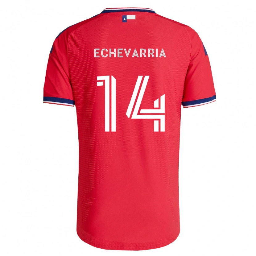 Danxen Kinderen Diego Echevarria #14 Rood Blauw Wit Thuisshirt Thuistenue 2026/27 T-Shirt België