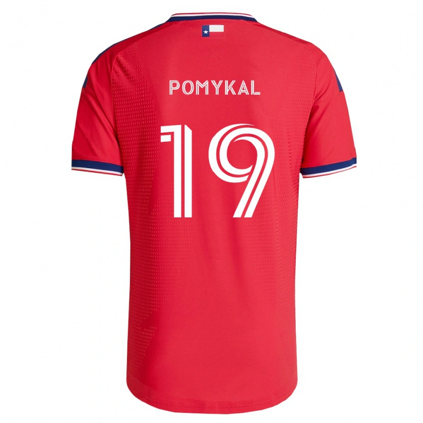 Danxen Kinderen Paxton Pomykal #19 Rood Blauw Wit Thuisshirt Thuistenue 2026/27 T-Shirt België
